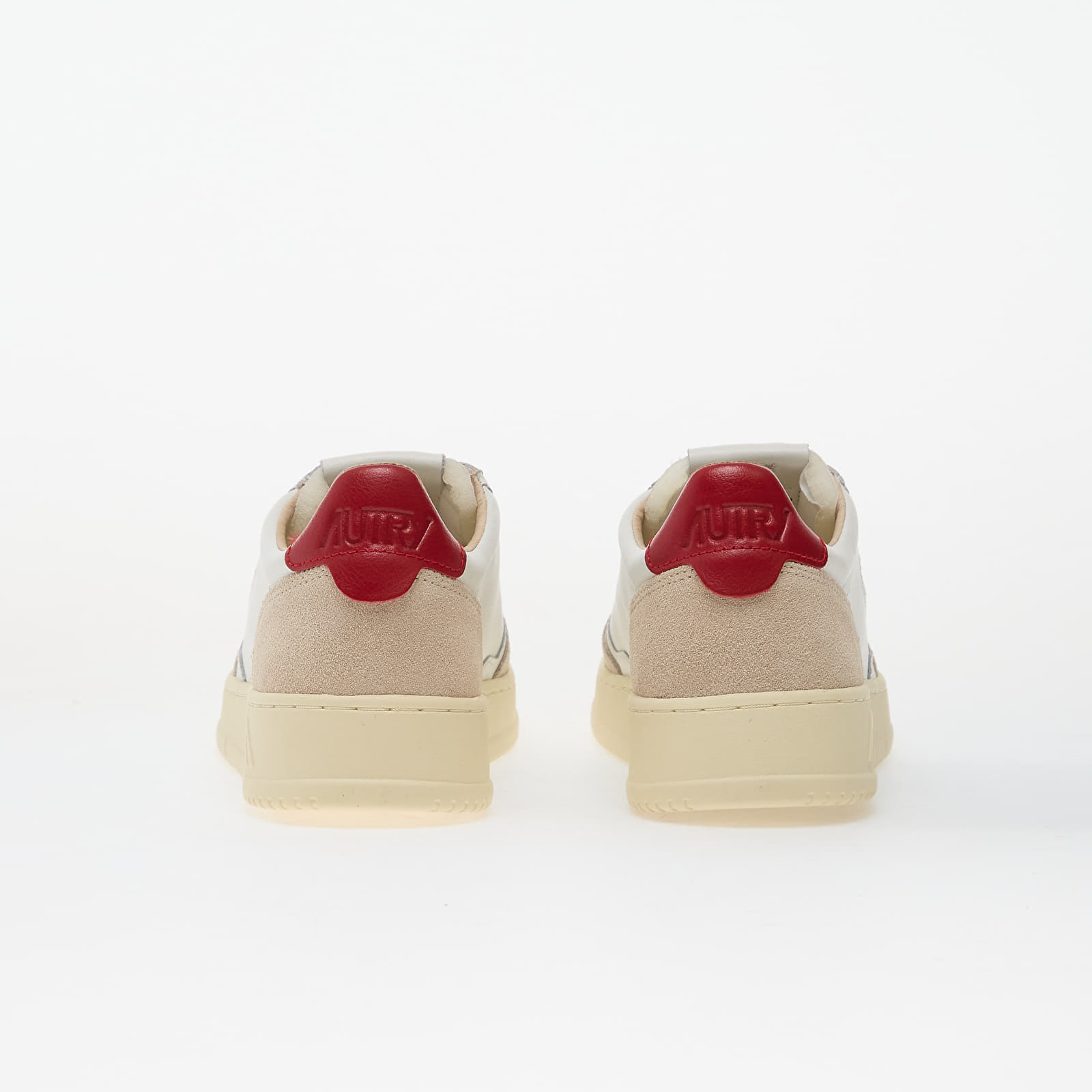 Vīriešu apavi Autry Medalist Low Man Leat/ Suede White/ Red