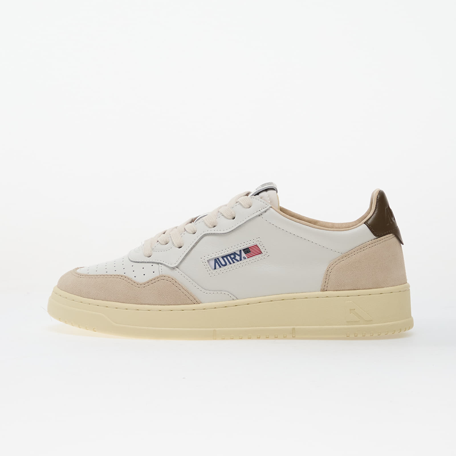 Pánske tenisky a topánky Autry Medalist Low Man Leat/ Suede White/ Teak