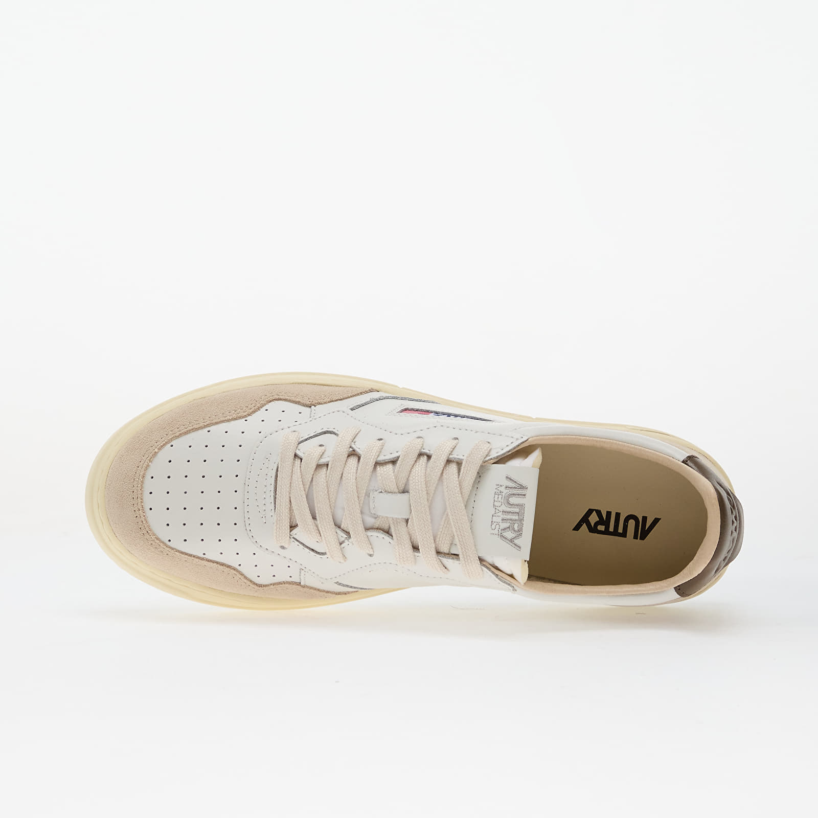Pánske tenisky a topánky Autry Medalist Low Man Leat/ Suede White/ Teak