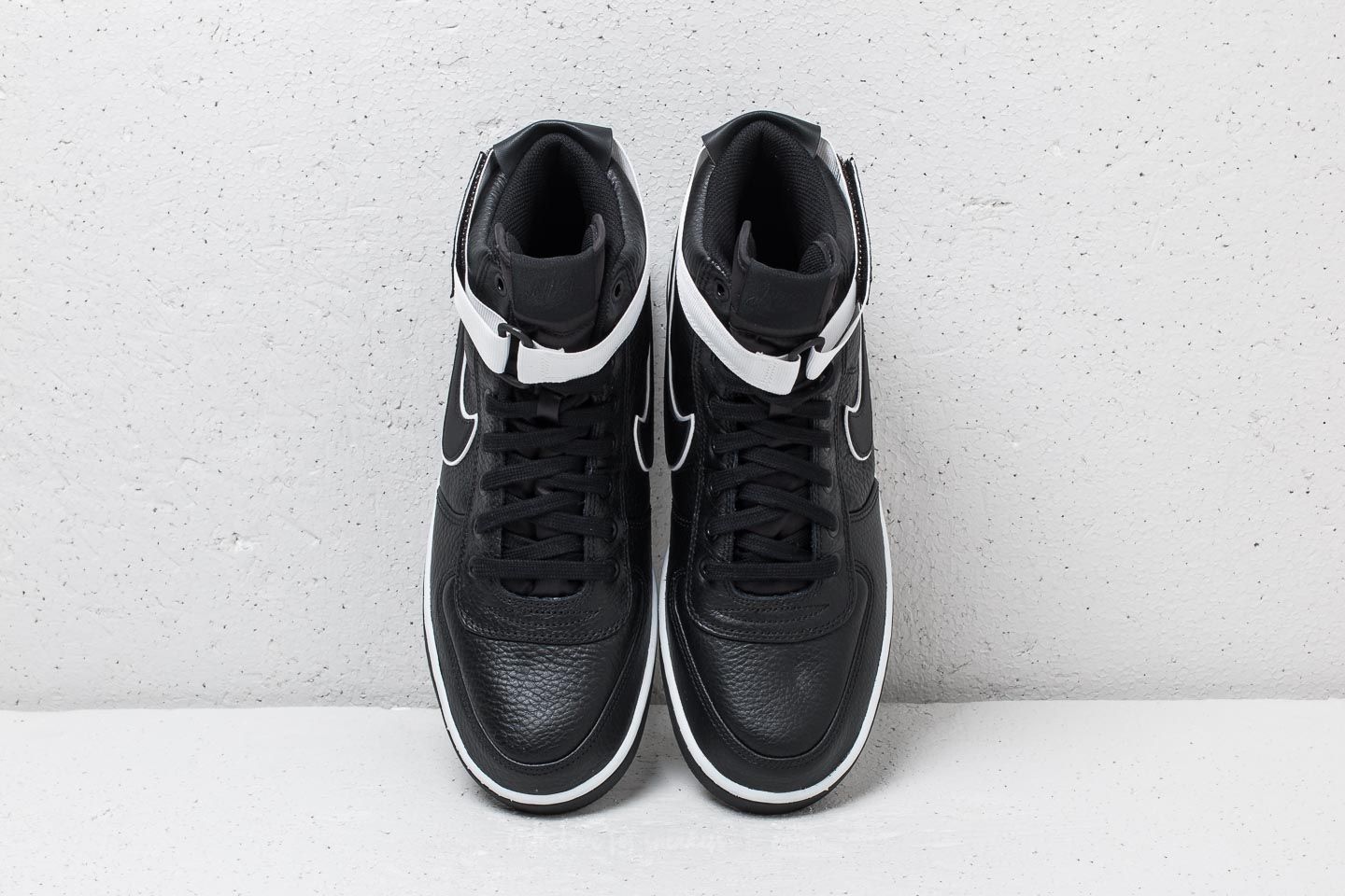 Men s shoes Nike Vandal High Supreme Leather Black Black White Footshop