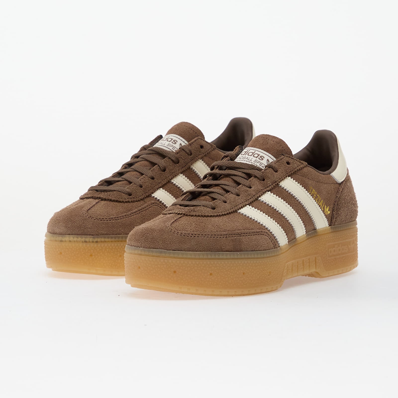 Naisten kengät adidas Handball Spezial Bold Earth Strata/ Off White/ Gum 3