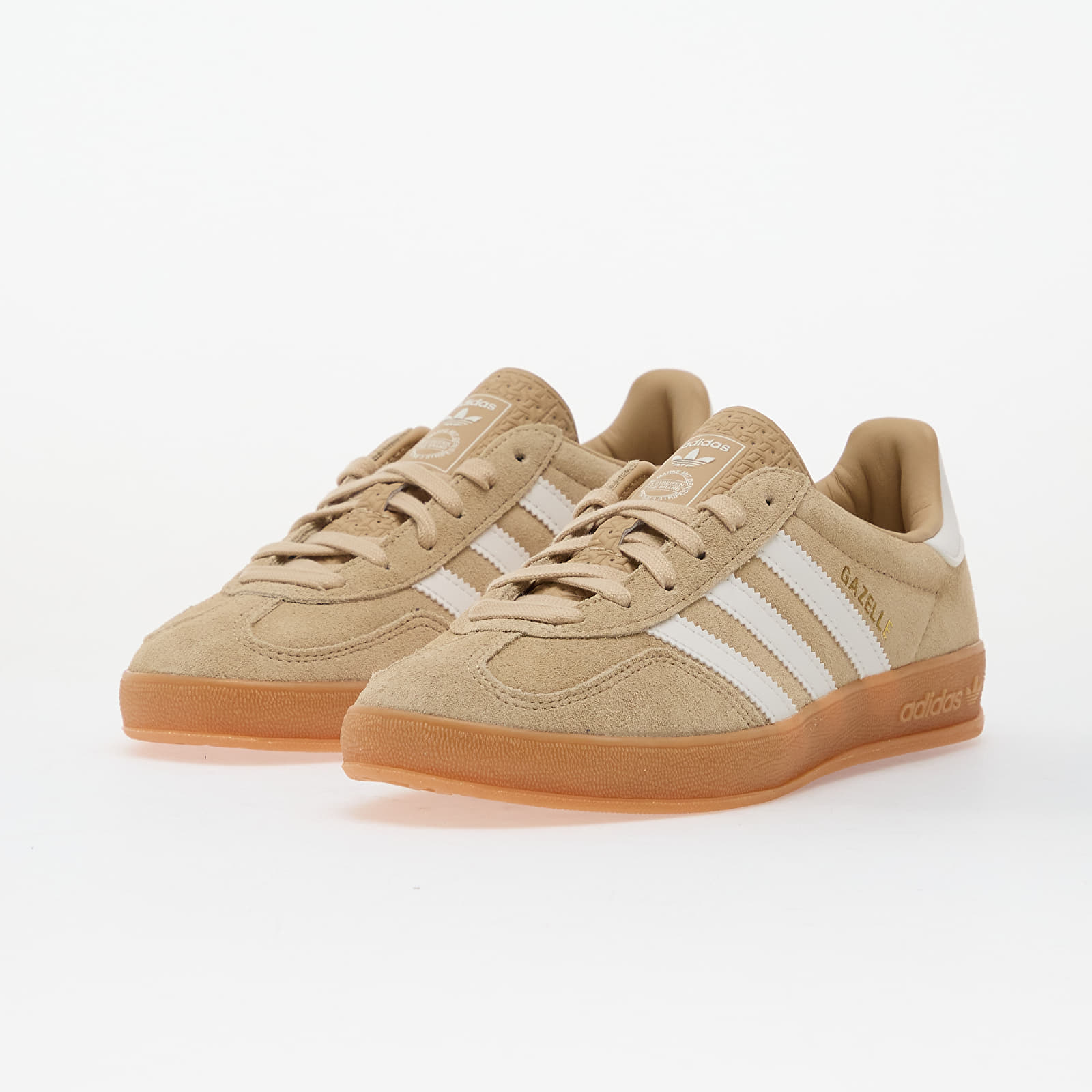 Herren Sneaker und Schuhe adidas Gazelle Indoor Magic Beige/ Core White/ Gum 2