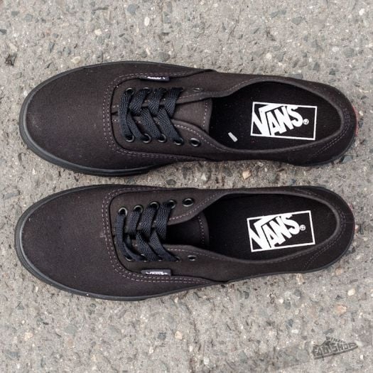 Vans authentic lo pro top womens shoes black