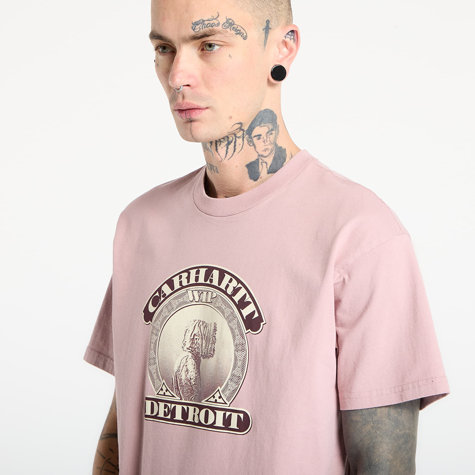 Majice i košulje Carhartt WIP S/S Cold World T-Shirt UNISEX Glassy Pink
