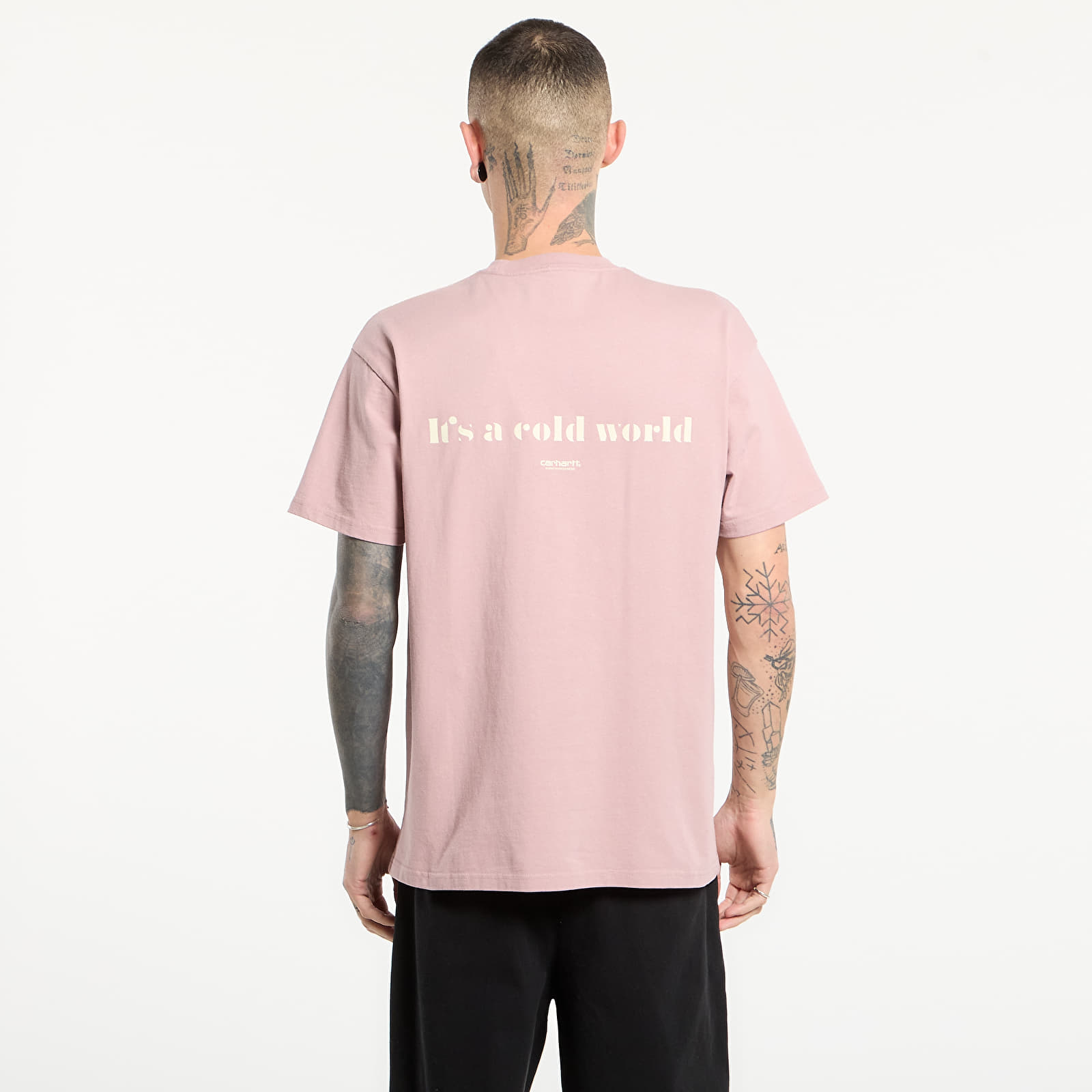 Majice i košulje Carhartt WIP S/S Cold World T-Shirt UNISEX Glassy Pink
