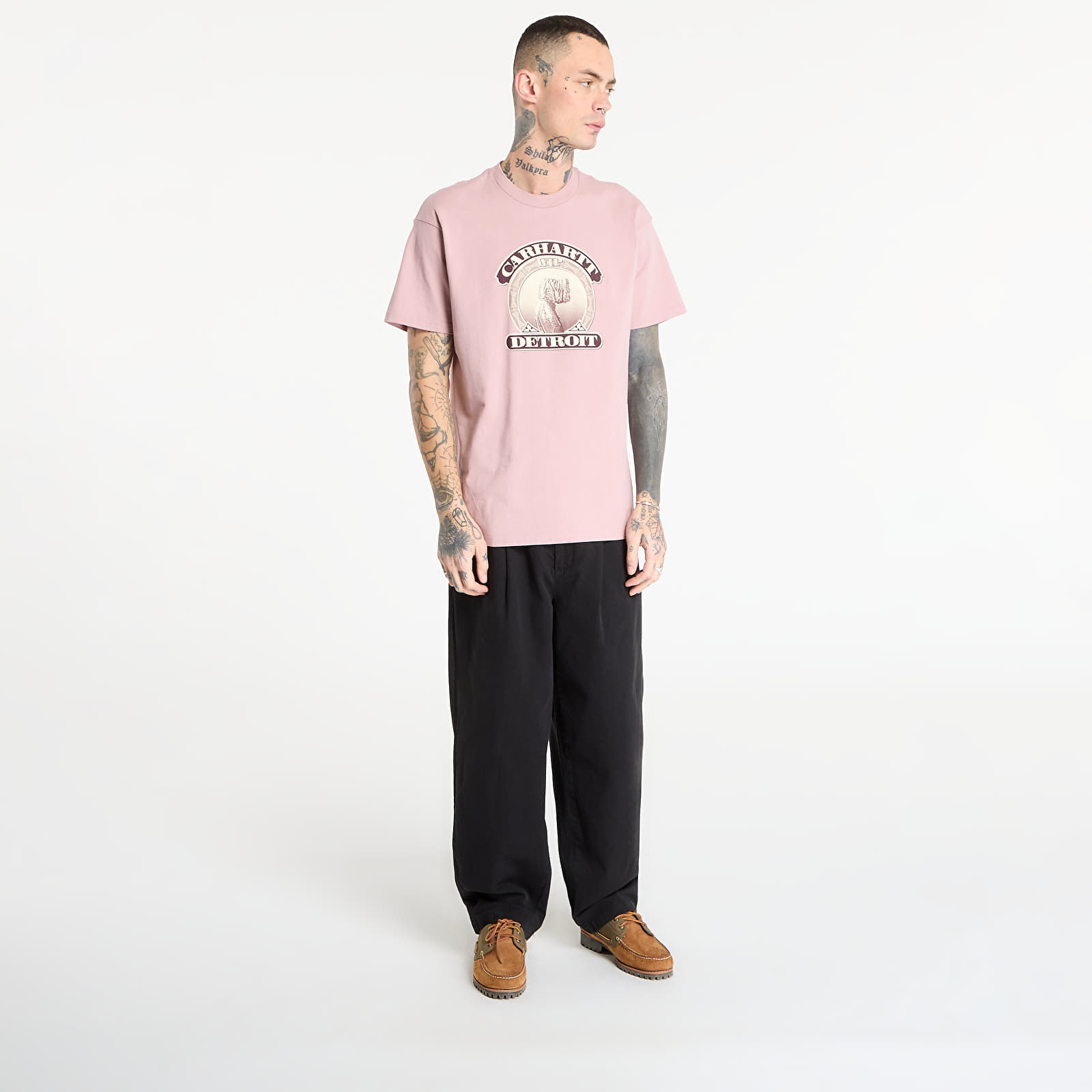 Majice i košulje Carhartt WIP S/S Cold World T-Shirt UNISEX Glassy Pink