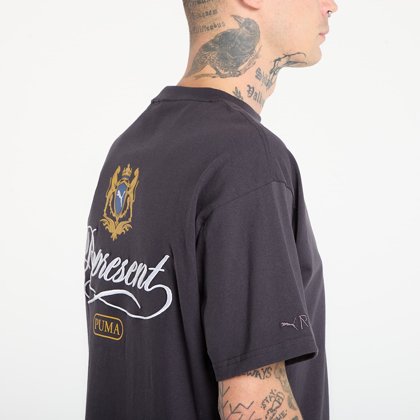 T-Shirts Puma x REPRESENT Graphic Tee Flat Dark Gray