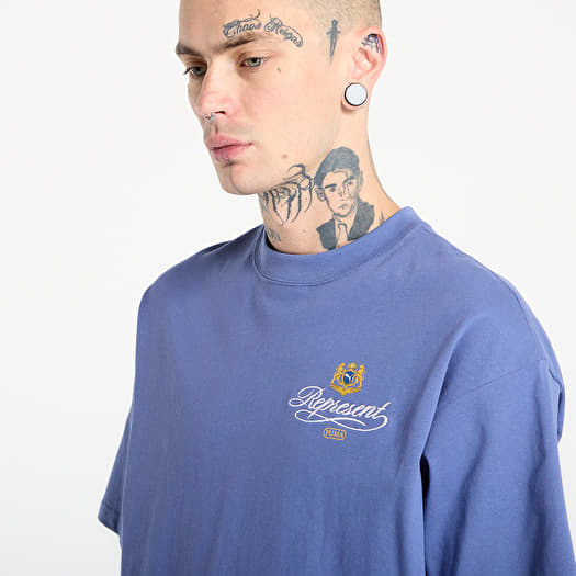 T-shirts Puma x REPRESENT Graphic Tee Blue Dusk (63254478) | Footshop
