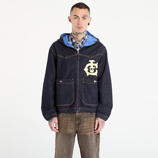 Giacca Billionaire Boys Club Icecream Western Panelled Zip Through Denim Jacket Indigo