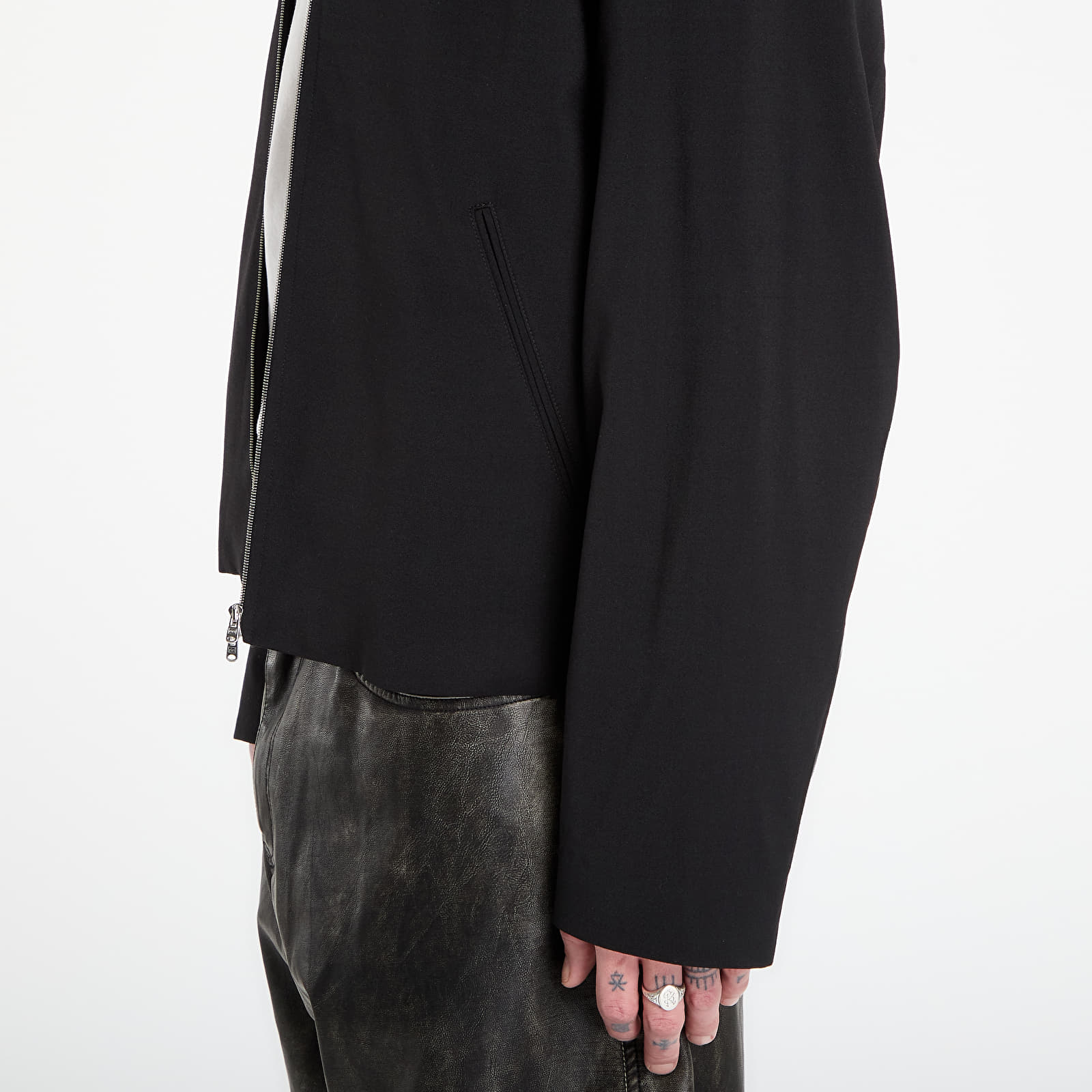 Giacche OUR LEGACY Mini Jacket Black Worsted Wool