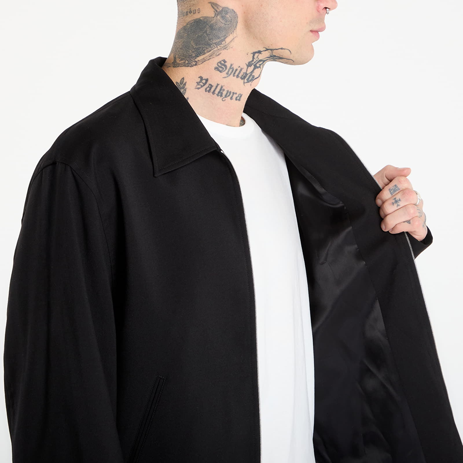 Giacche OUR LEGACY Mini Jacket Black Worsted Wool