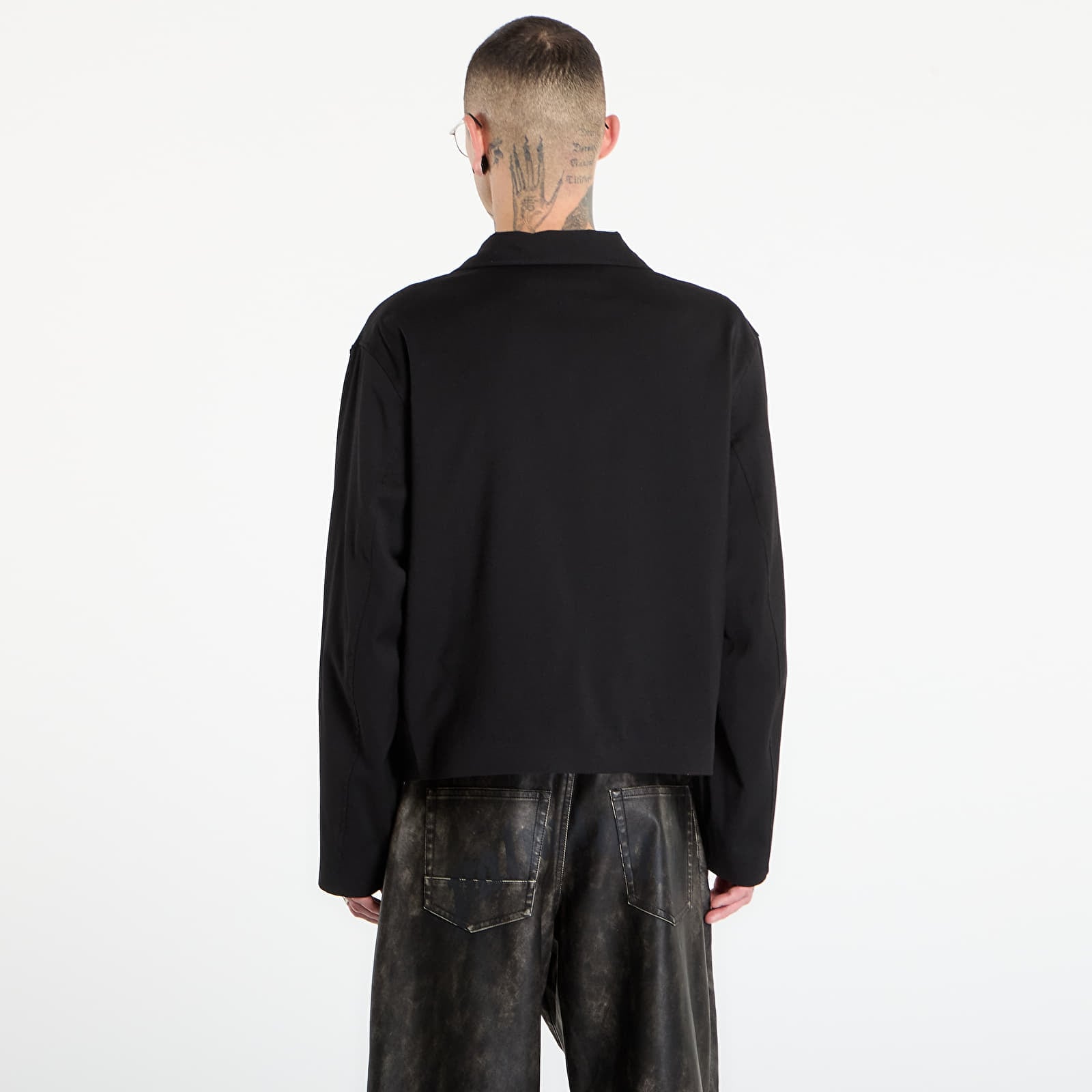 Giacche OUR LEGACY Mini Jacket Black Worsted Wool