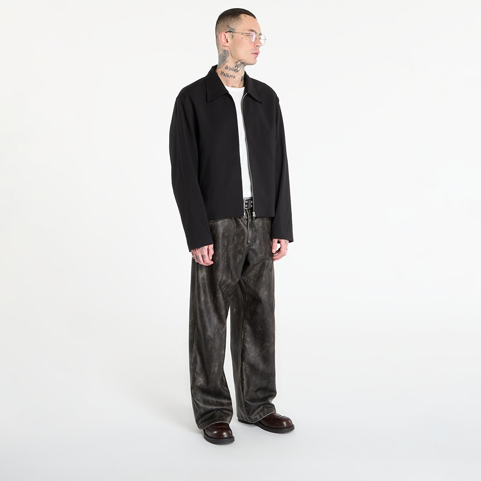 Giacche OUR LEGACY Mini Jacket Black Worsted Wool