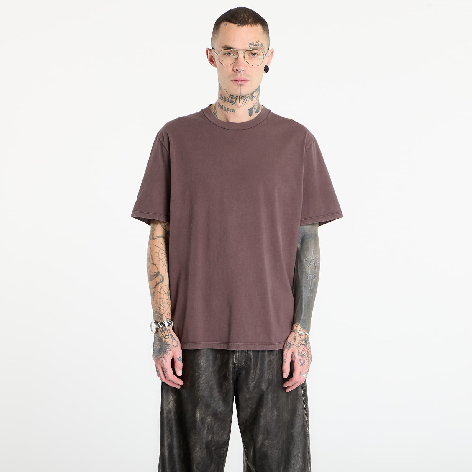 Тениска OUR LEGACY Box T-Shirt Worn Brown Legacy Jersey 50