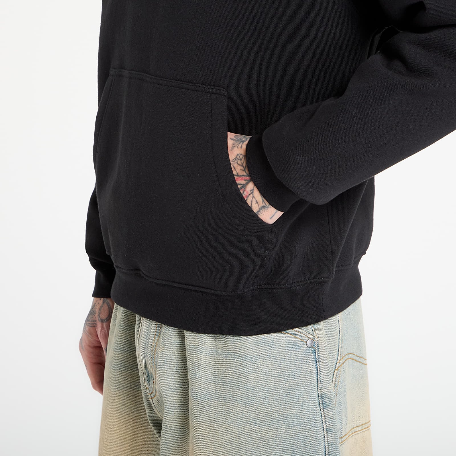 Kapuutsikud ja kampsunid DIME Cursive Hoodie UNISEX Black