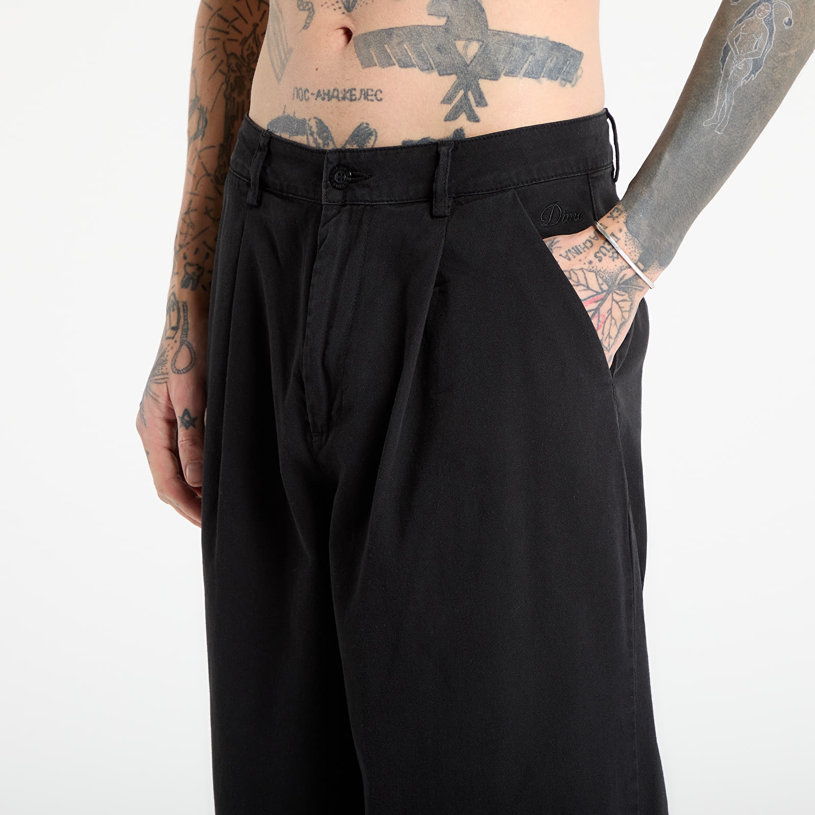 Hosen DIME Baggy Chino Pants Black