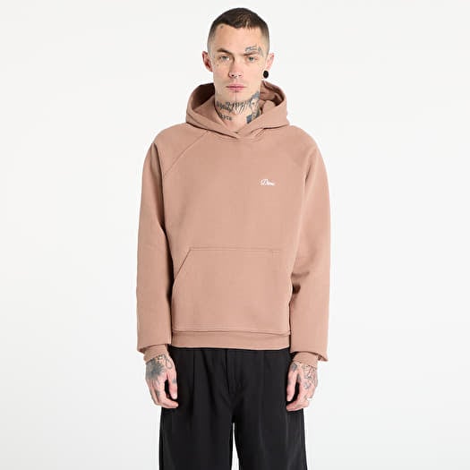 Hoodica DIME Cursive Small Logo Hoodie UNISEX Sepia