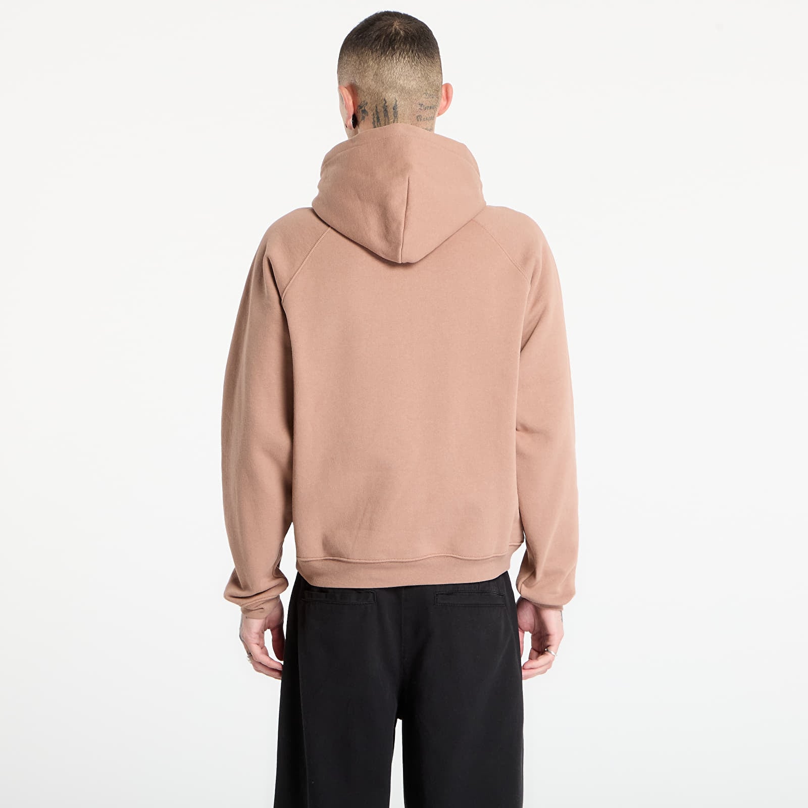 Bluzy DIME Cursive Small Logo Hoodie UNISEX Sepia