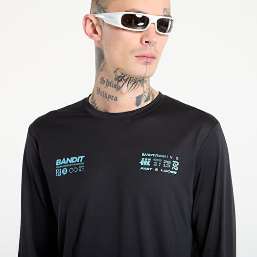 T-shirts Bandit NanoMesh™ Infographic Long Sleeve UNISEX Black