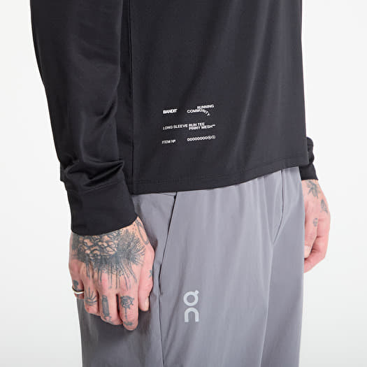 T-shirts Bandit NanoMesh™ Infographic Long Sleeve UNISEX Black