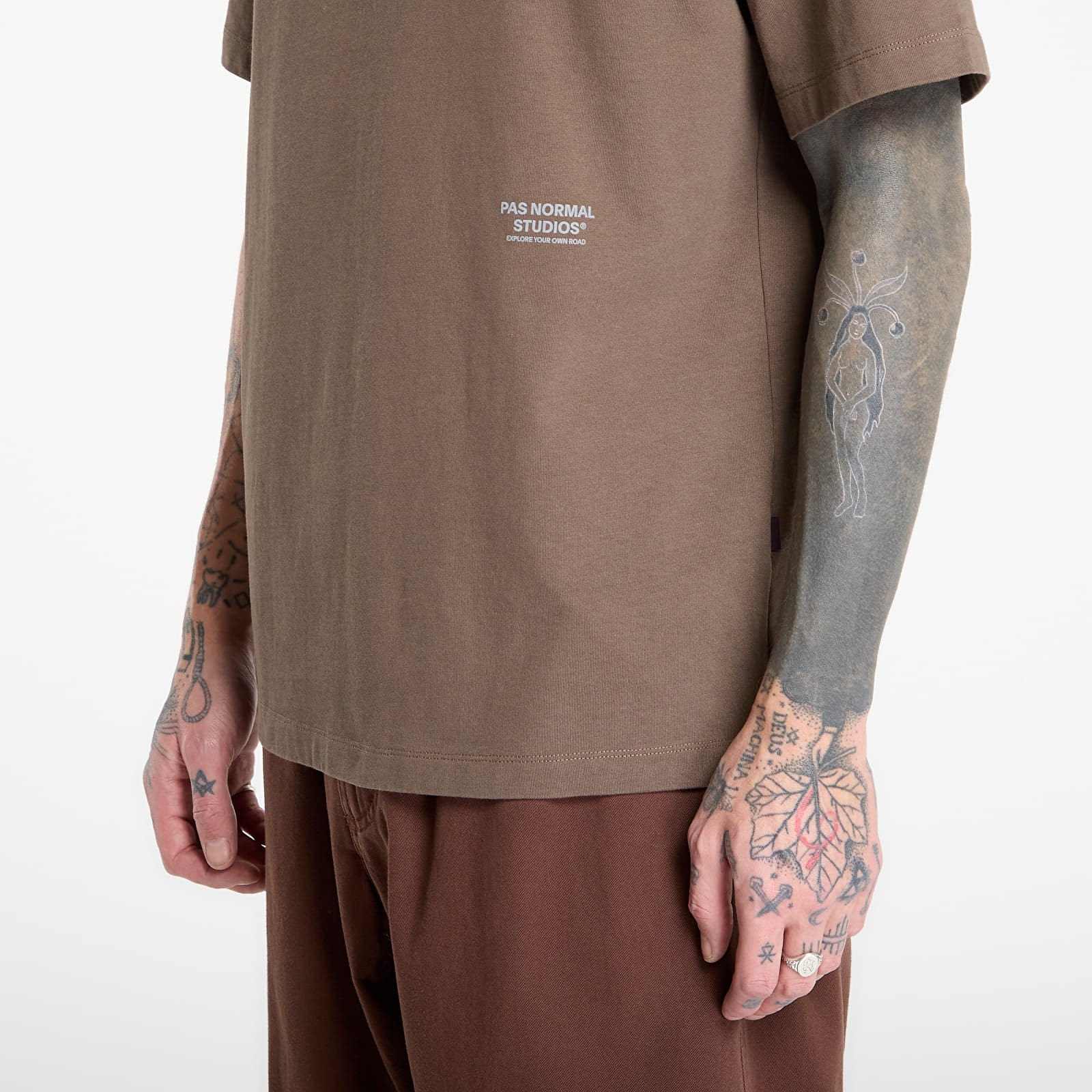 Majice i košulje Pas Normal Studios Off-Race T-Shirt UNISEX Ash Brown