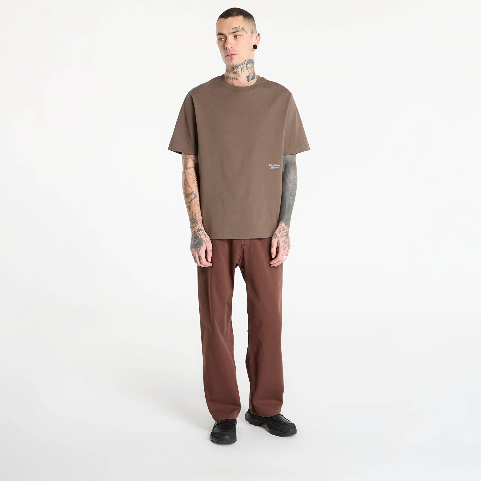 Majice i košulje Pas Normal Studios Off-Race T-Shirt UNISEX Ash Brown