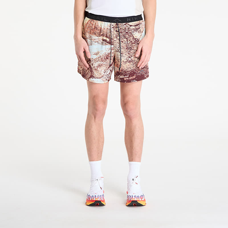 Calções Nike Trail Men's Dri-FIT 6" Brief-Lined Running Shorts Sail/ Black/ Black