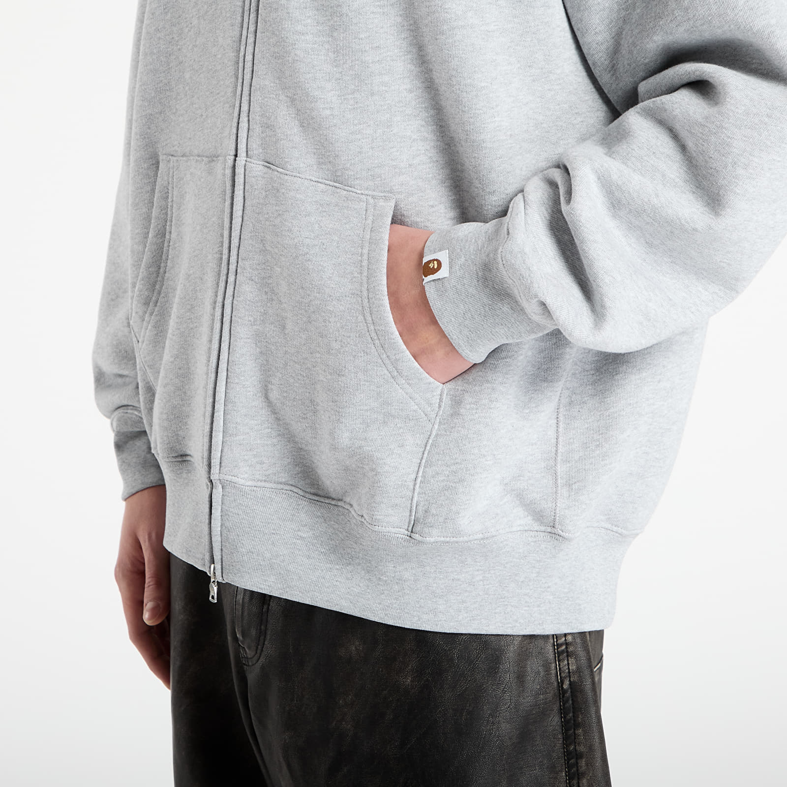 Hoodies och sweatshirts BAPE® x FOOTSHOP - Zip-Up Hoodie Gray