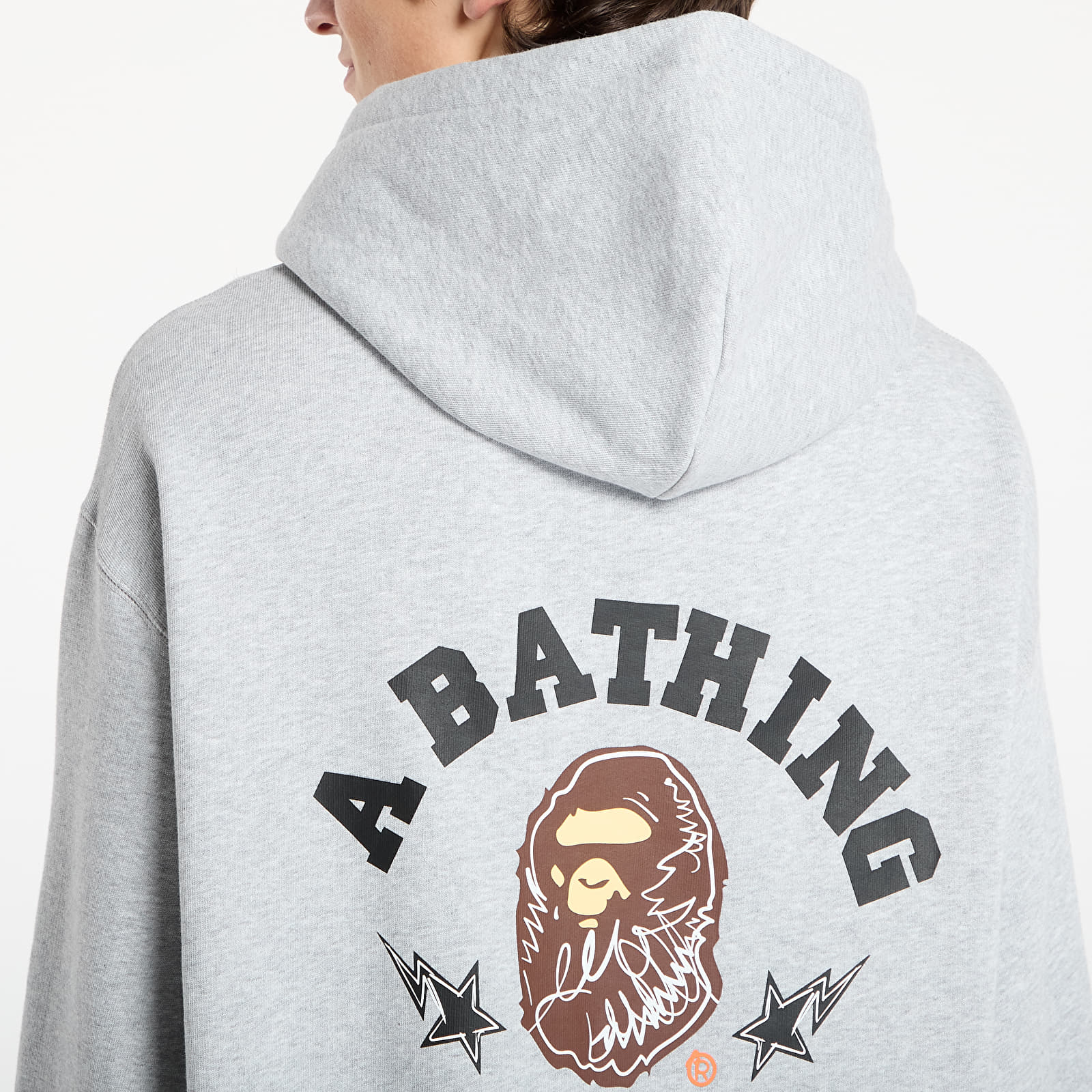 Hoodies och sweatshirts BAPE® x FOOTSHOP - Zip-Up Hoodie Gray