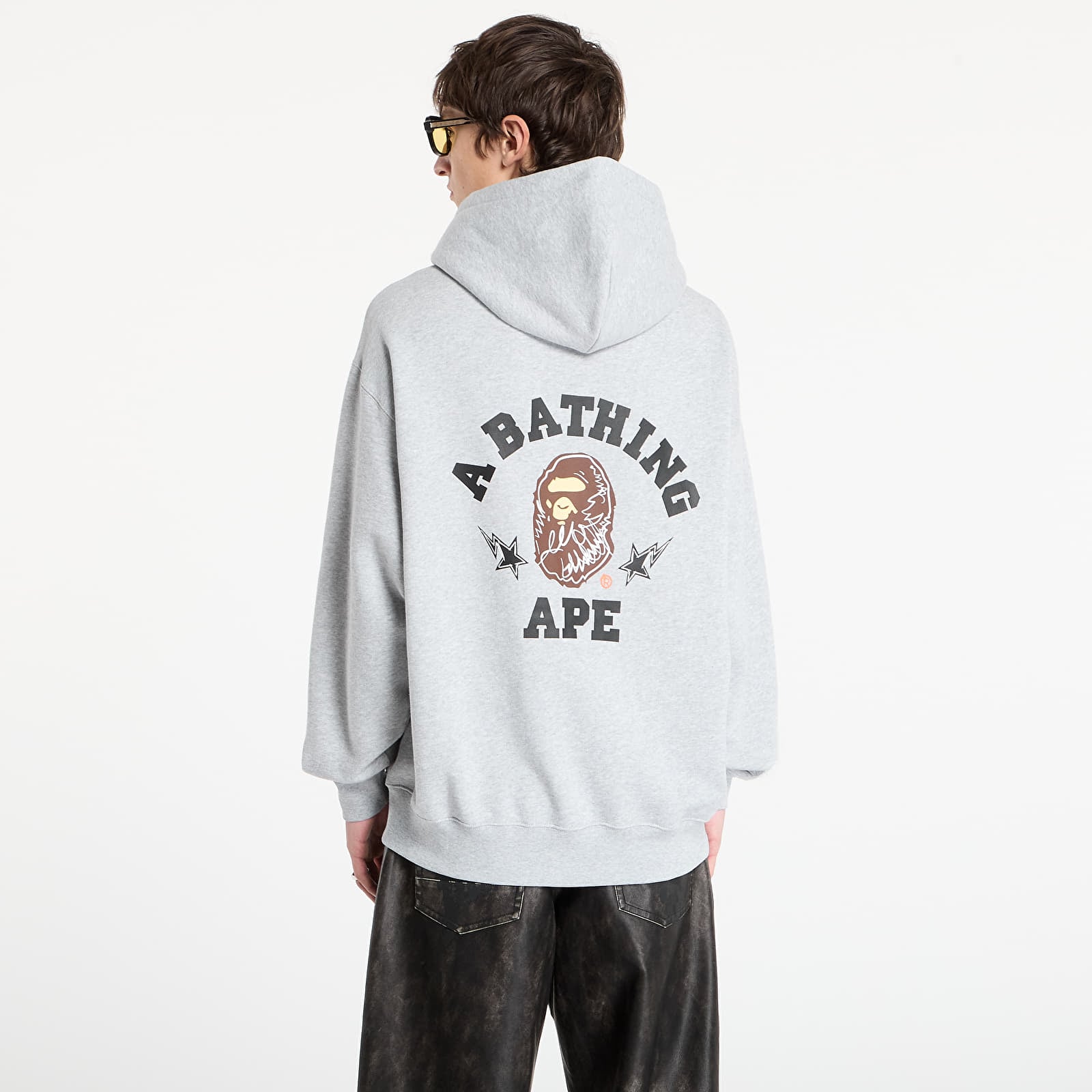 Hoodies och sweatshirts BAPE® x FOOTSHOP - Zip-Up Hoodie Gray