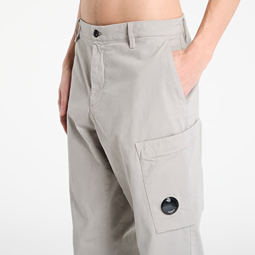 C.P. Company Stretch Sateen Regular Cargo Pants London Fog Grey