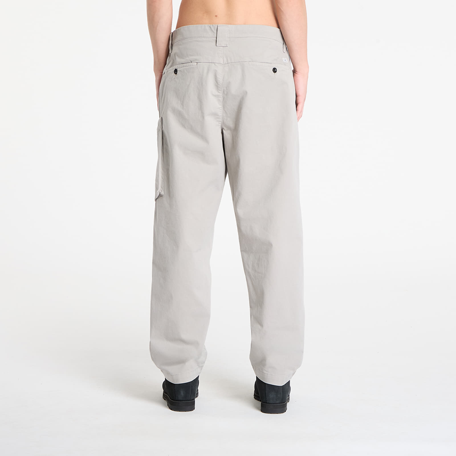 Pantaloni C.P. Company Stretch Sateen Regular Cargo Pants London Fog Grey
