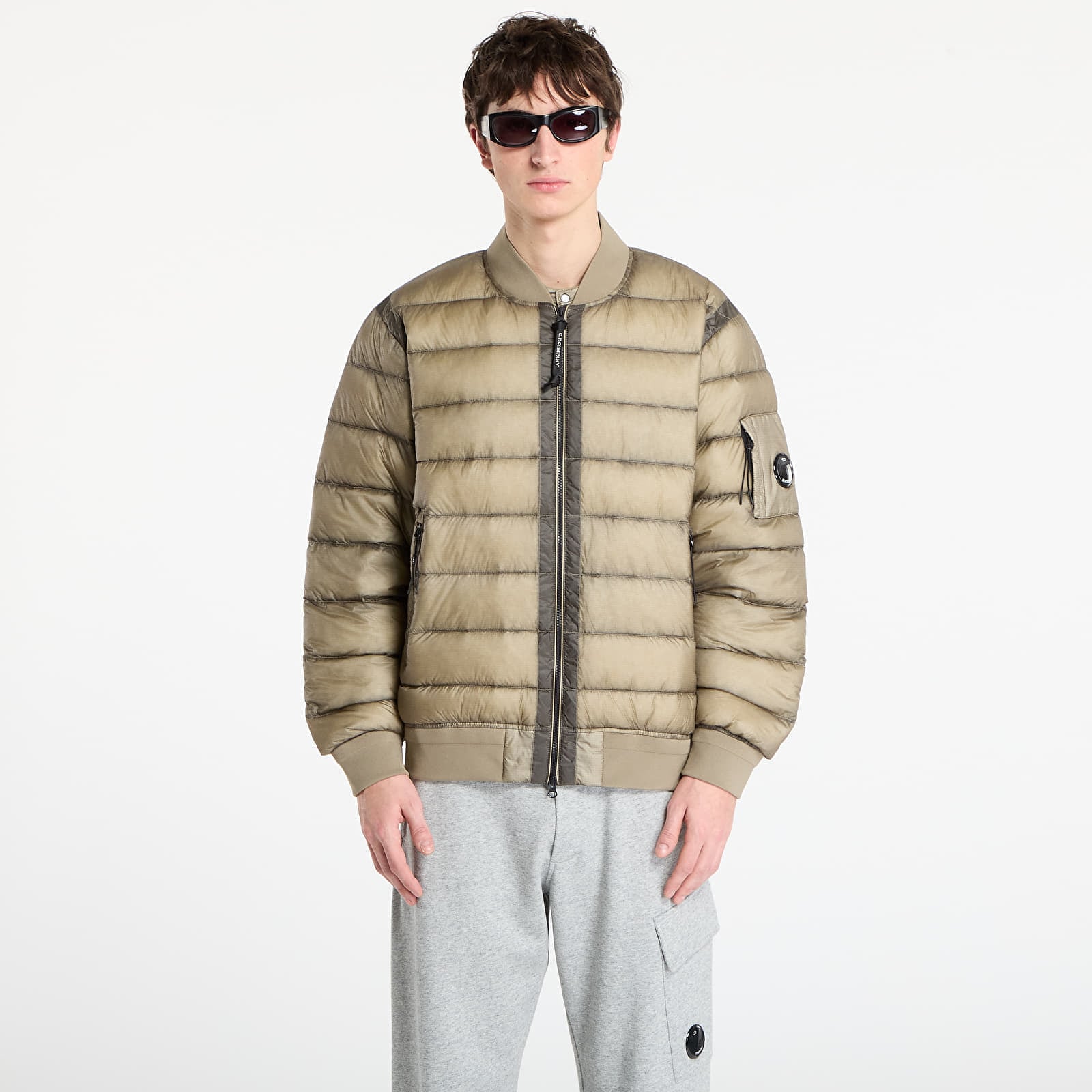 Jachetă C.P. Company D.D. Shell Bomber Down Jacket Fungi Grey S