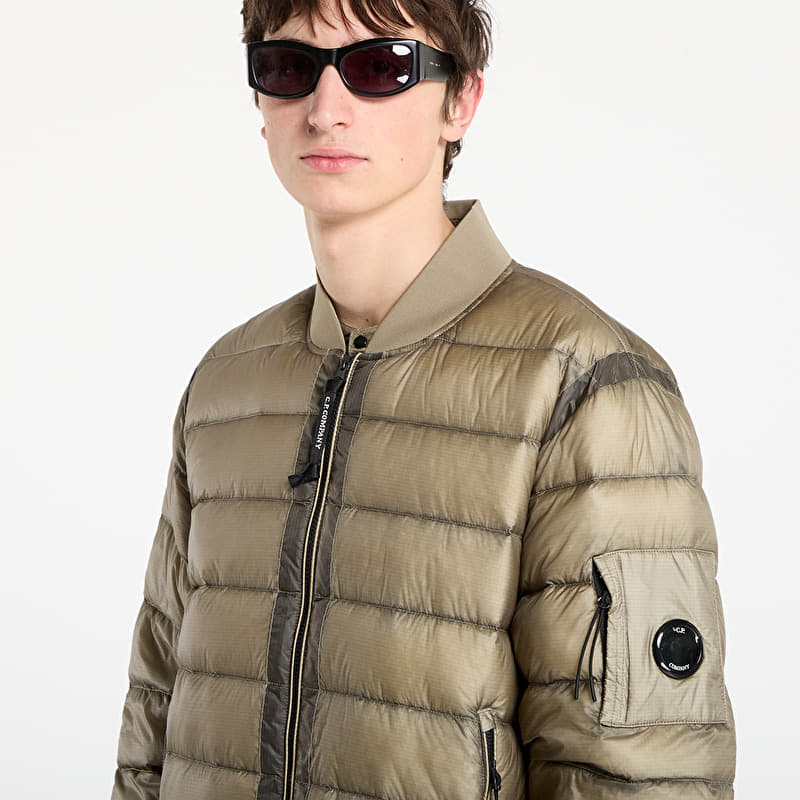 C.P. Company D.D. Shell Bomber Down Jacket Fungi Grey | Footshop