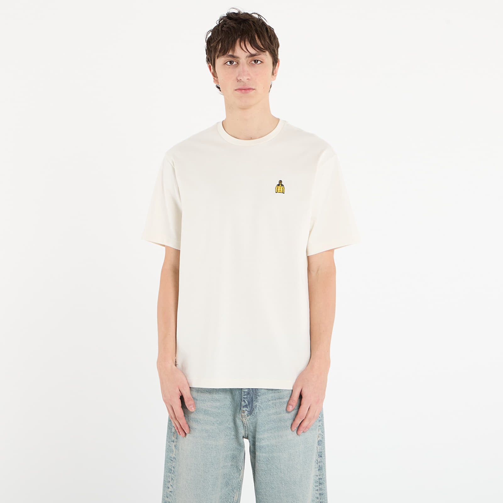 Tricou The North Face S/S Icon Mountain Jckt Relaxed Tee UNISEX White Dune S