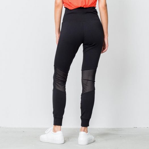 nike ankle logo legging in black