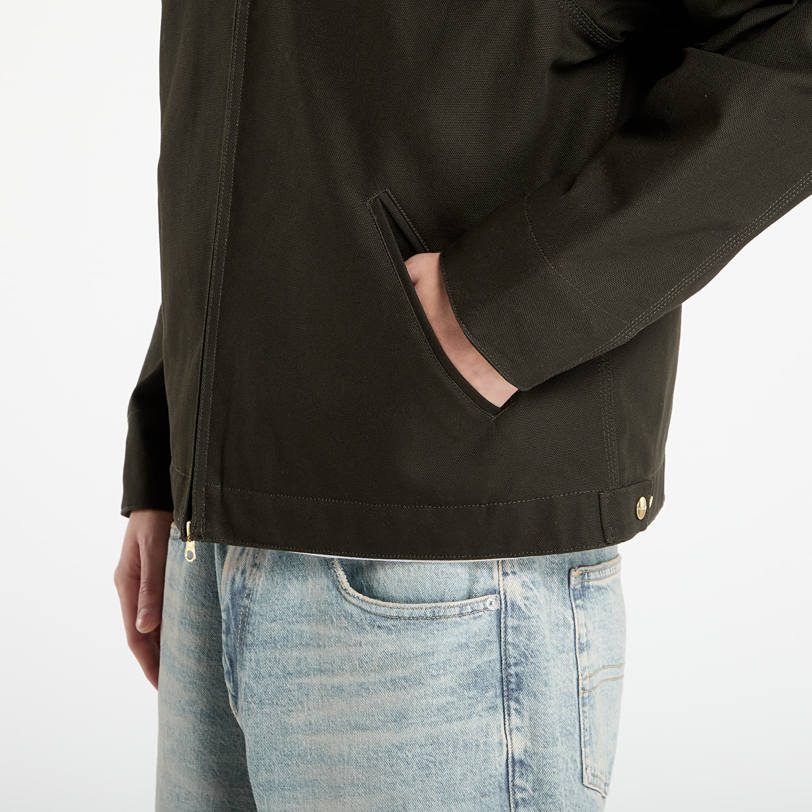 Jakne Carhartt WIP Detroit Jacket UNISEX Olive/ Black