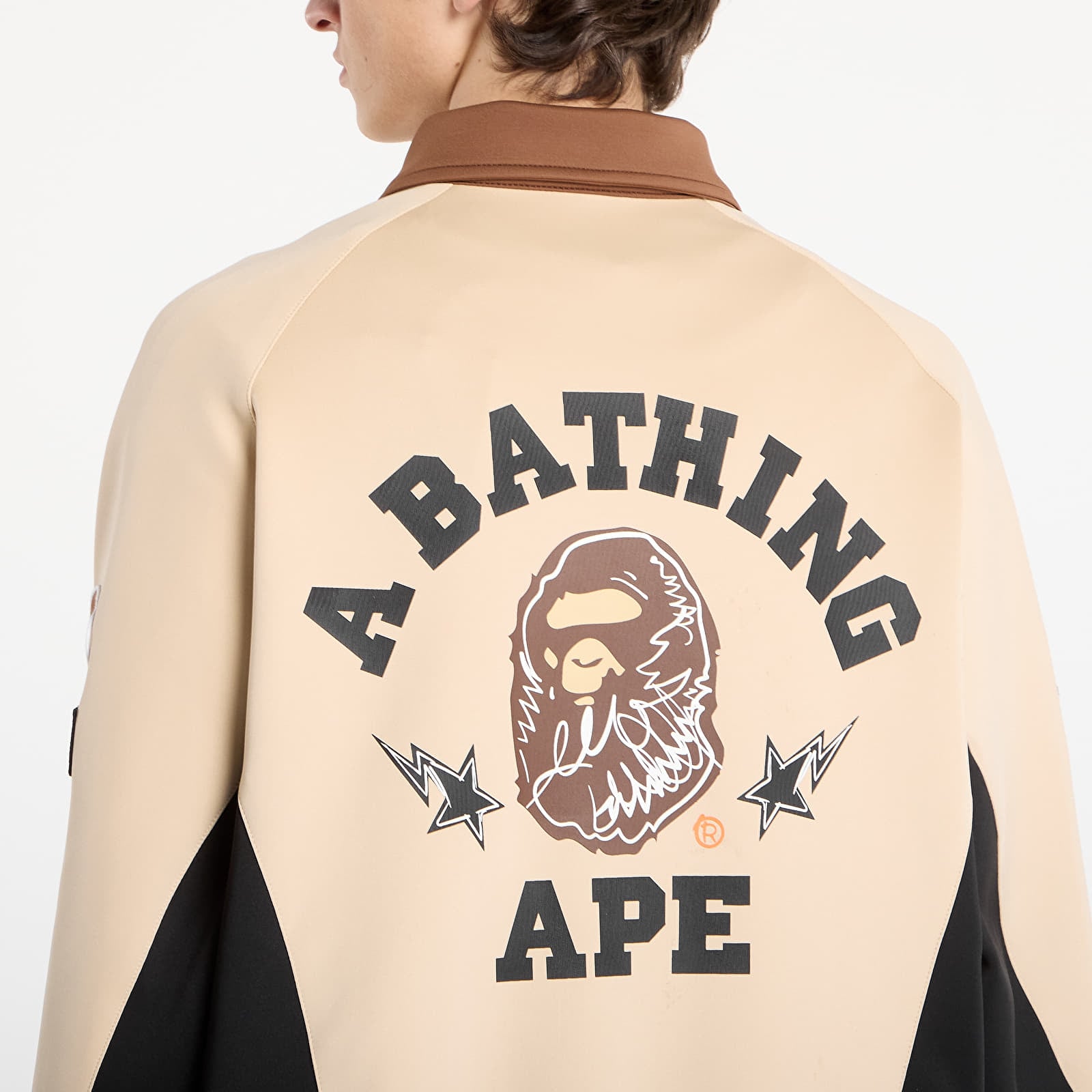 Jackor BAPE® x FOOTSHOP - Track Jacket UNISEX Beige