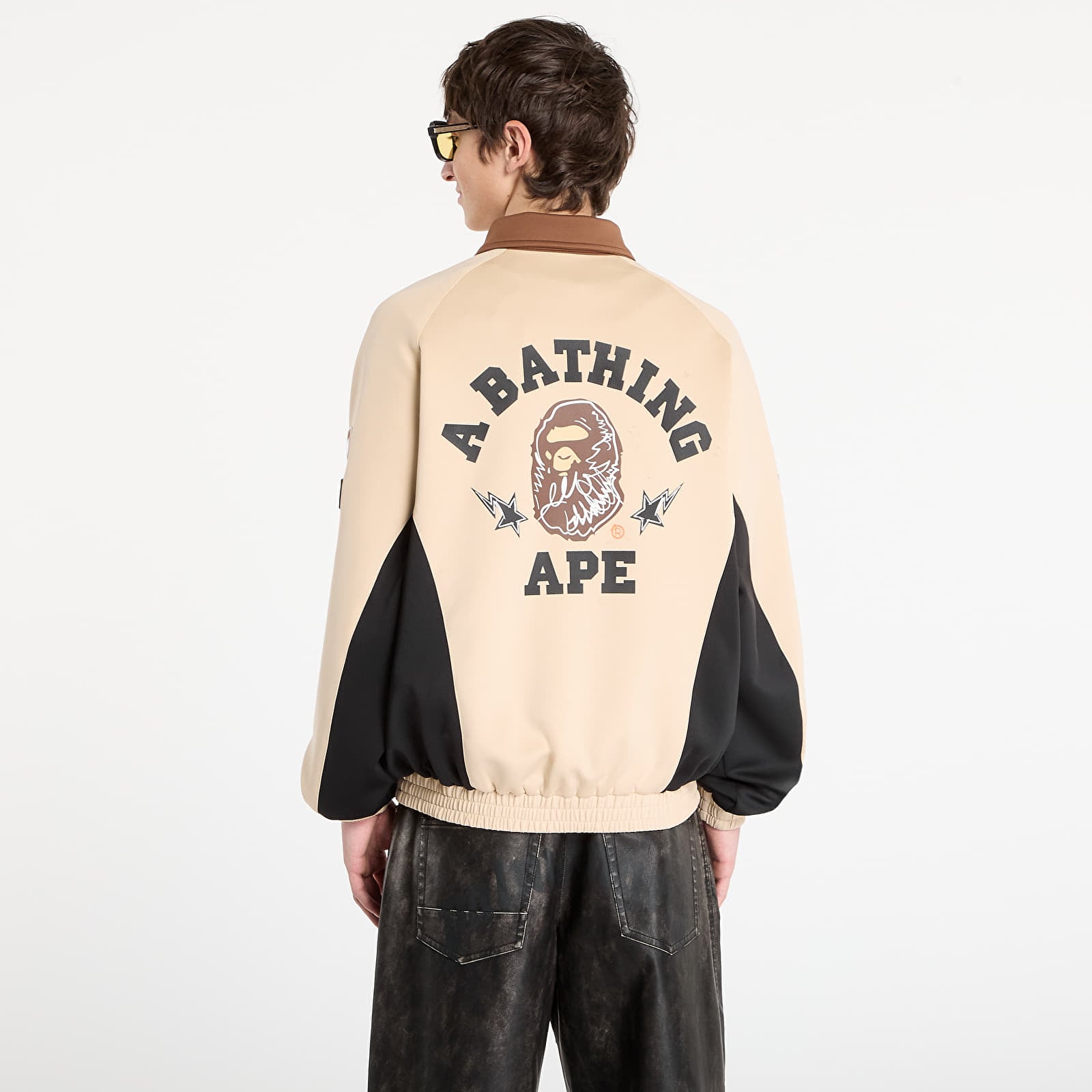 Jackor BAPE® x FOOTSHOP - Track Jacket UNISEX Beige