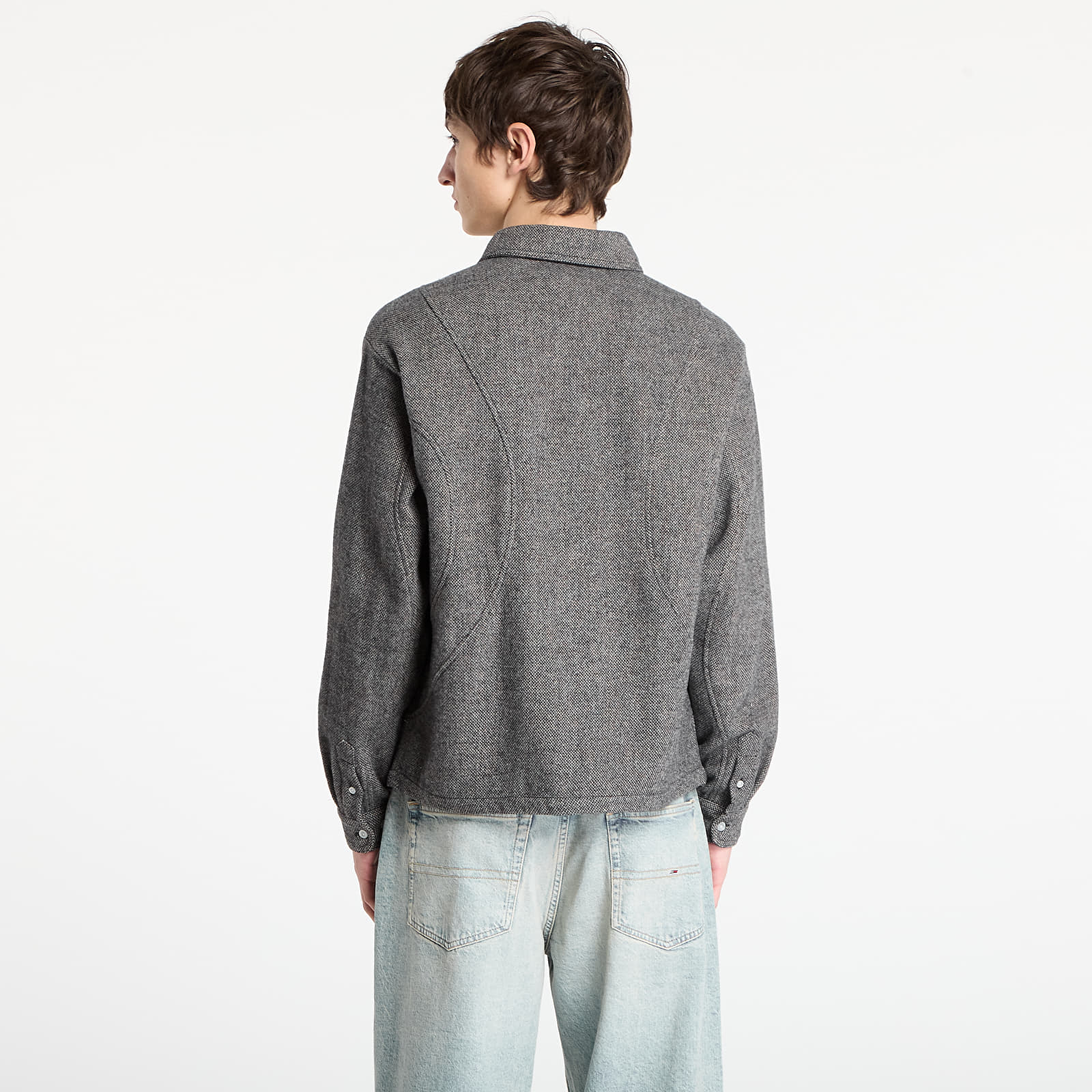 Πουκάμισα DIME Wool Overshirt UNISEX Silver