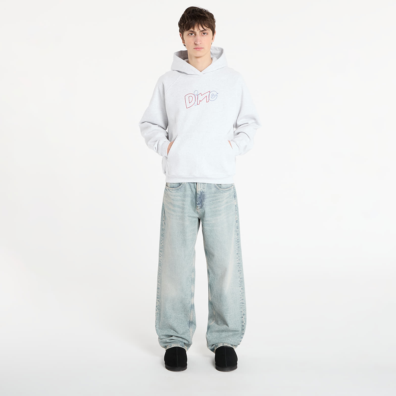 Kapuutsikud ja kampsunid DIME Pogo Hoodie UNISEX Ash