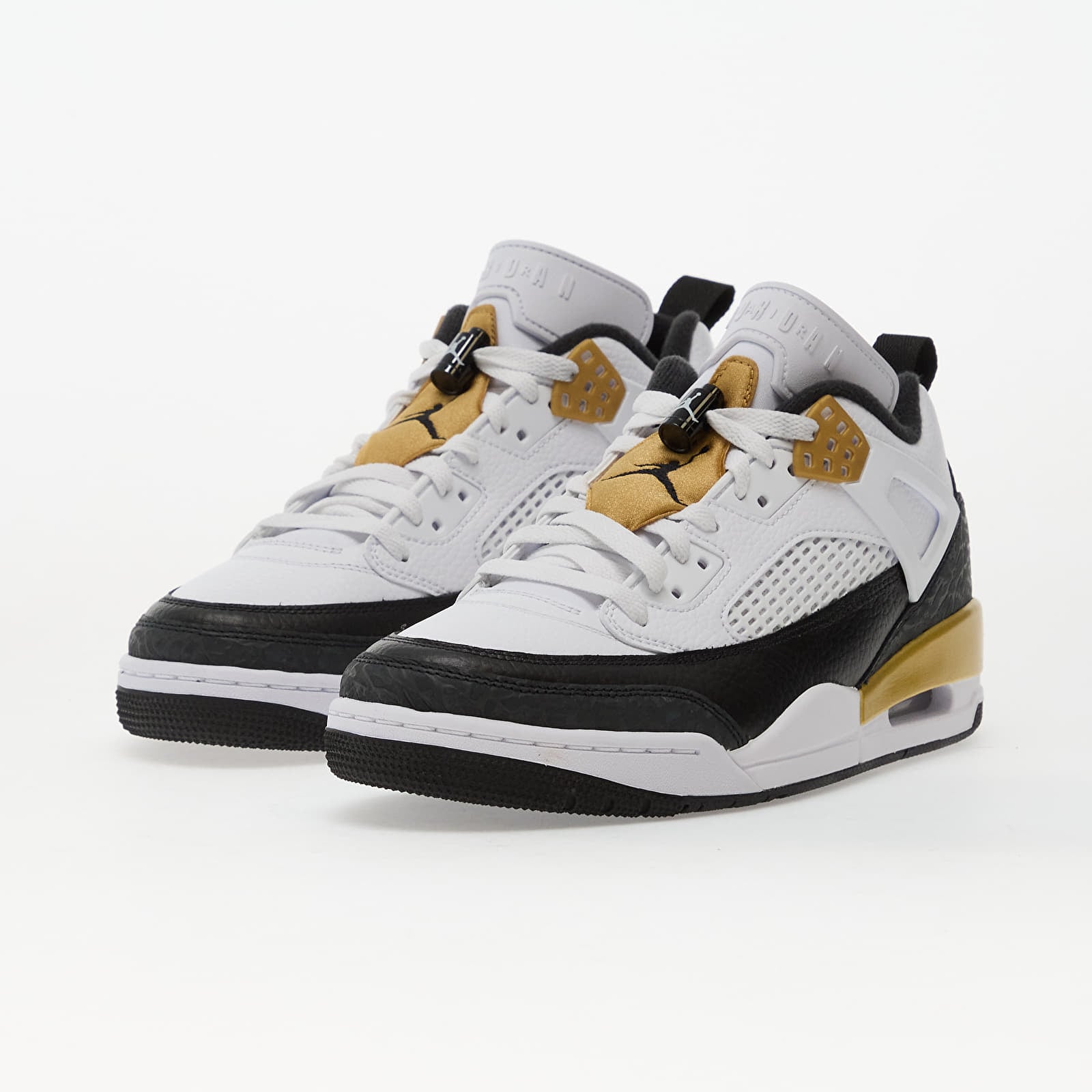 Herren Sneaker und Schuhe Jordan Spizike Low White/ Black-Metallic Gold