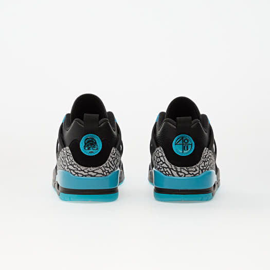 Jordan Spizike Low Black/ Wolf Grey-Gamma Blue | Footshop