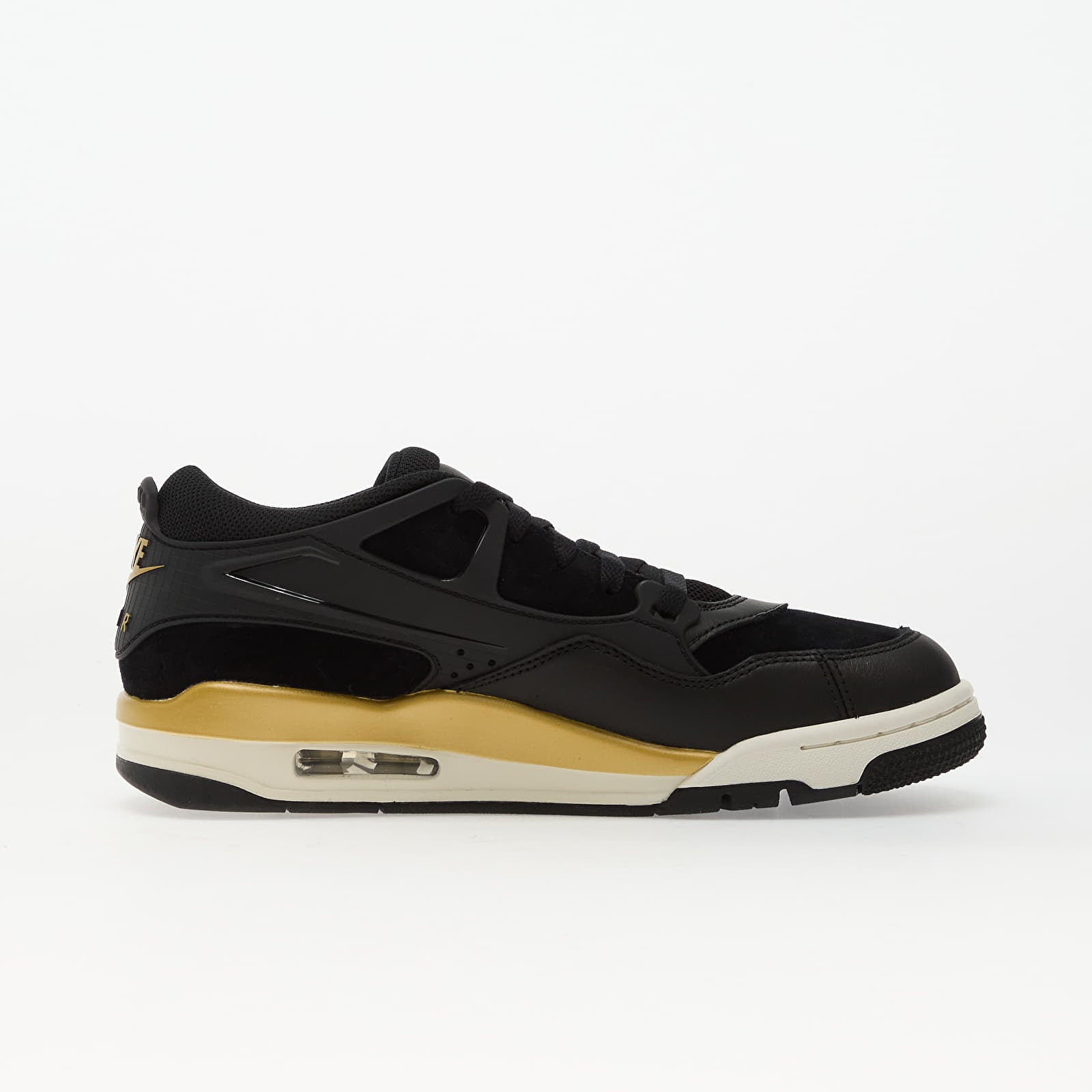Herenschoenen Air Jordan 4 Rm Black/ Metallic Gold-Sail-Team Gold