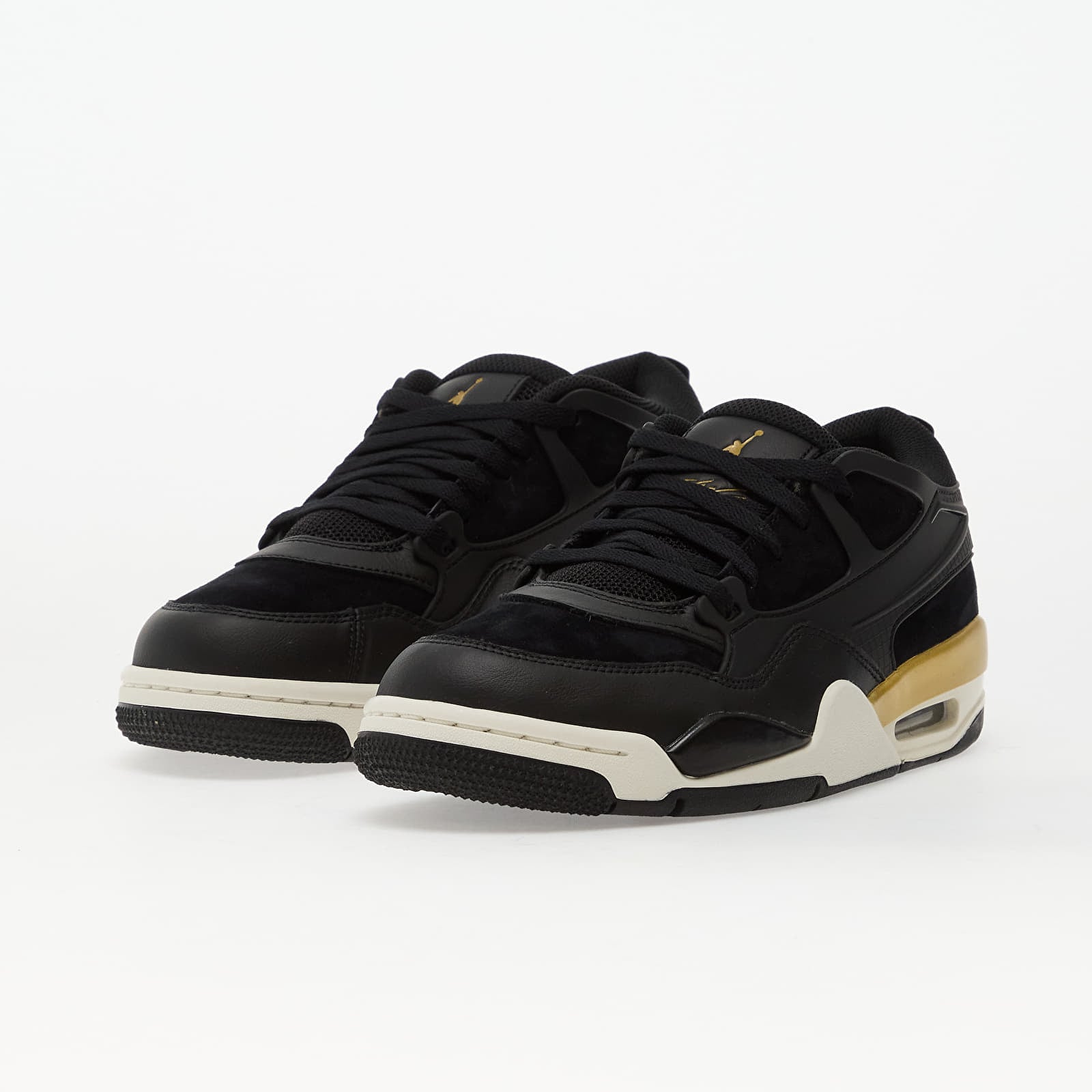 Herenschoenen Air Jordan 4 Rm Black/ Metallic Gold-Sail-Team Gold