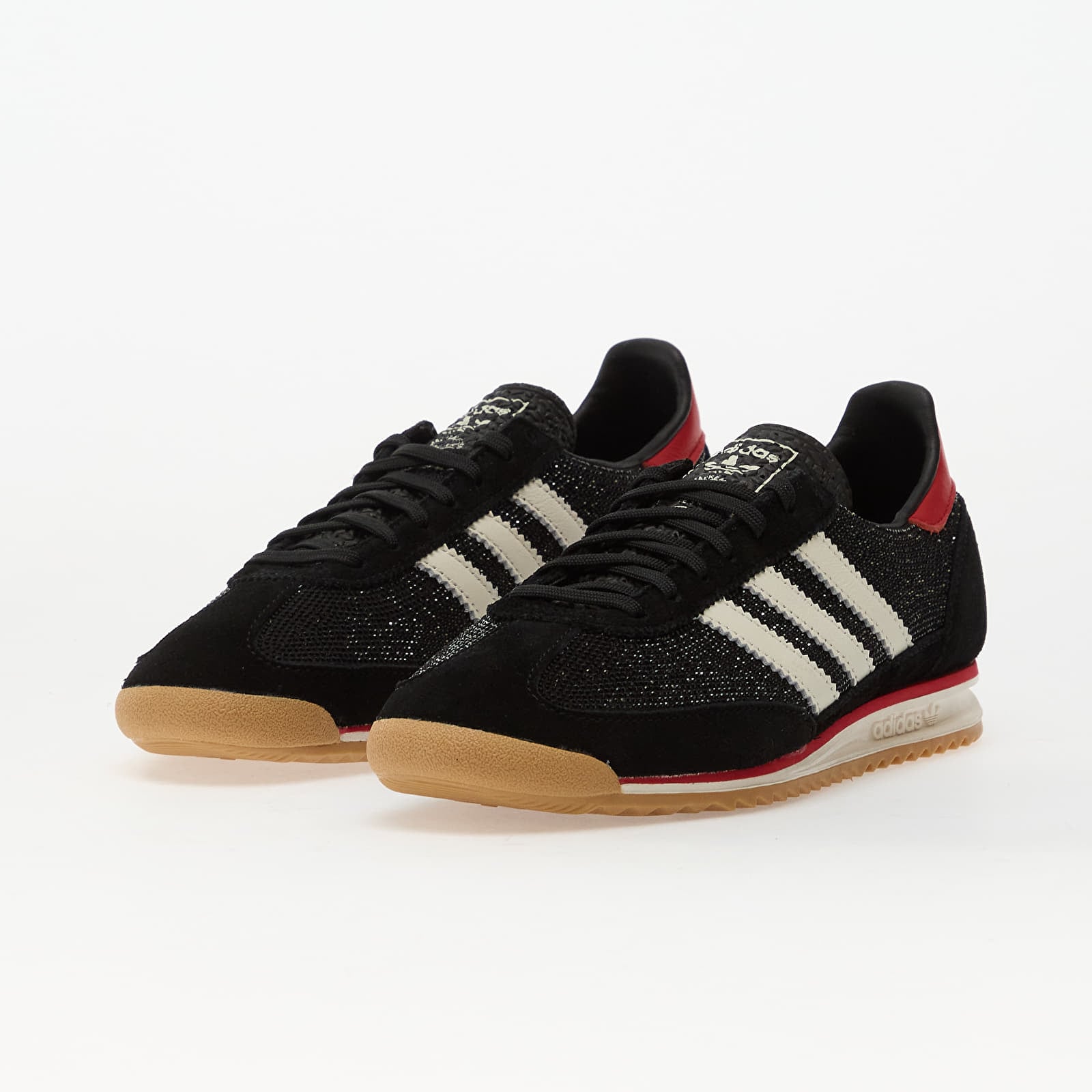 Skor för kvinnor adidas SL 72 Og W Core Black/ Off White/ Better Scarlet