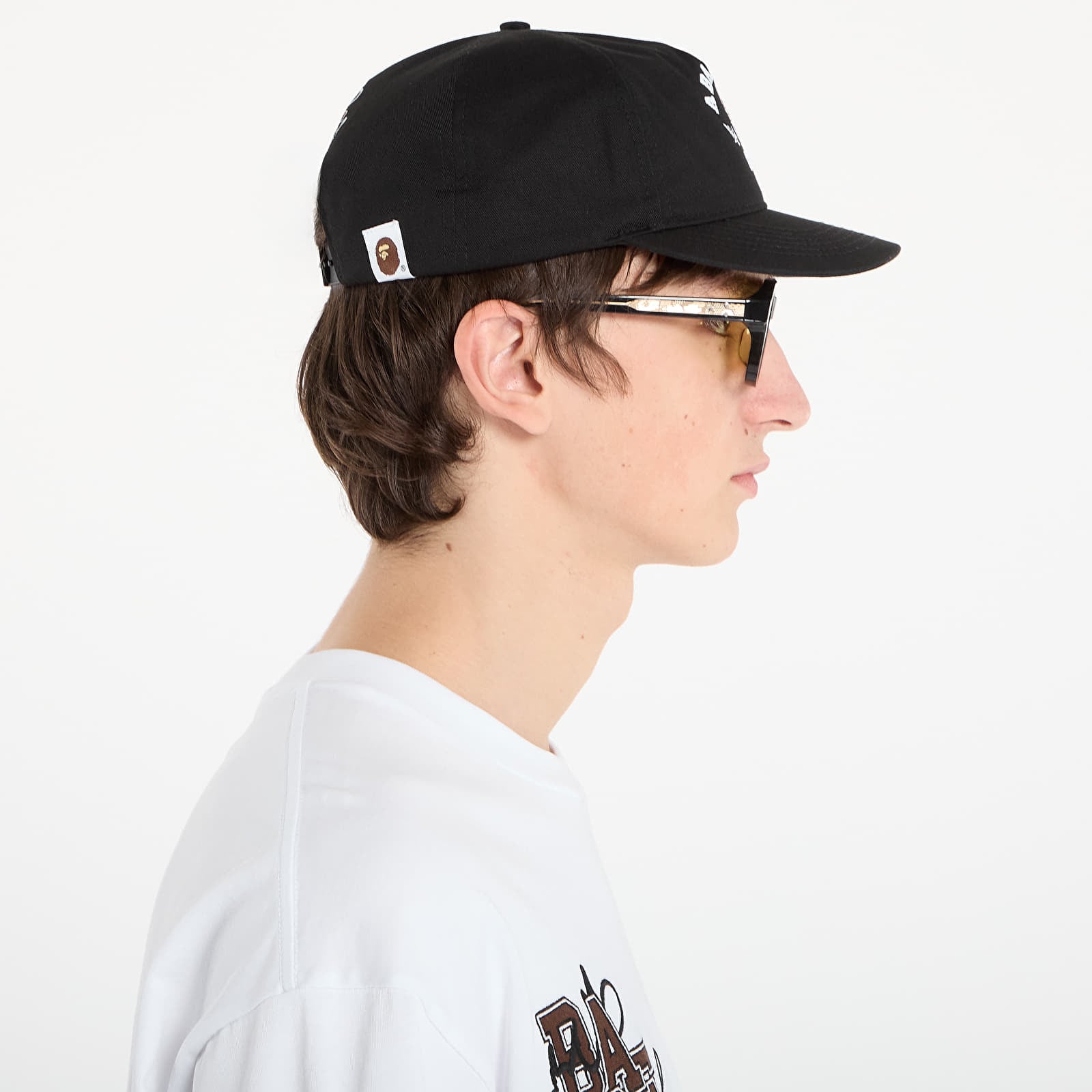 Kepsar BAPE® x FOOTSHOP - Scribble Ape Cap Black