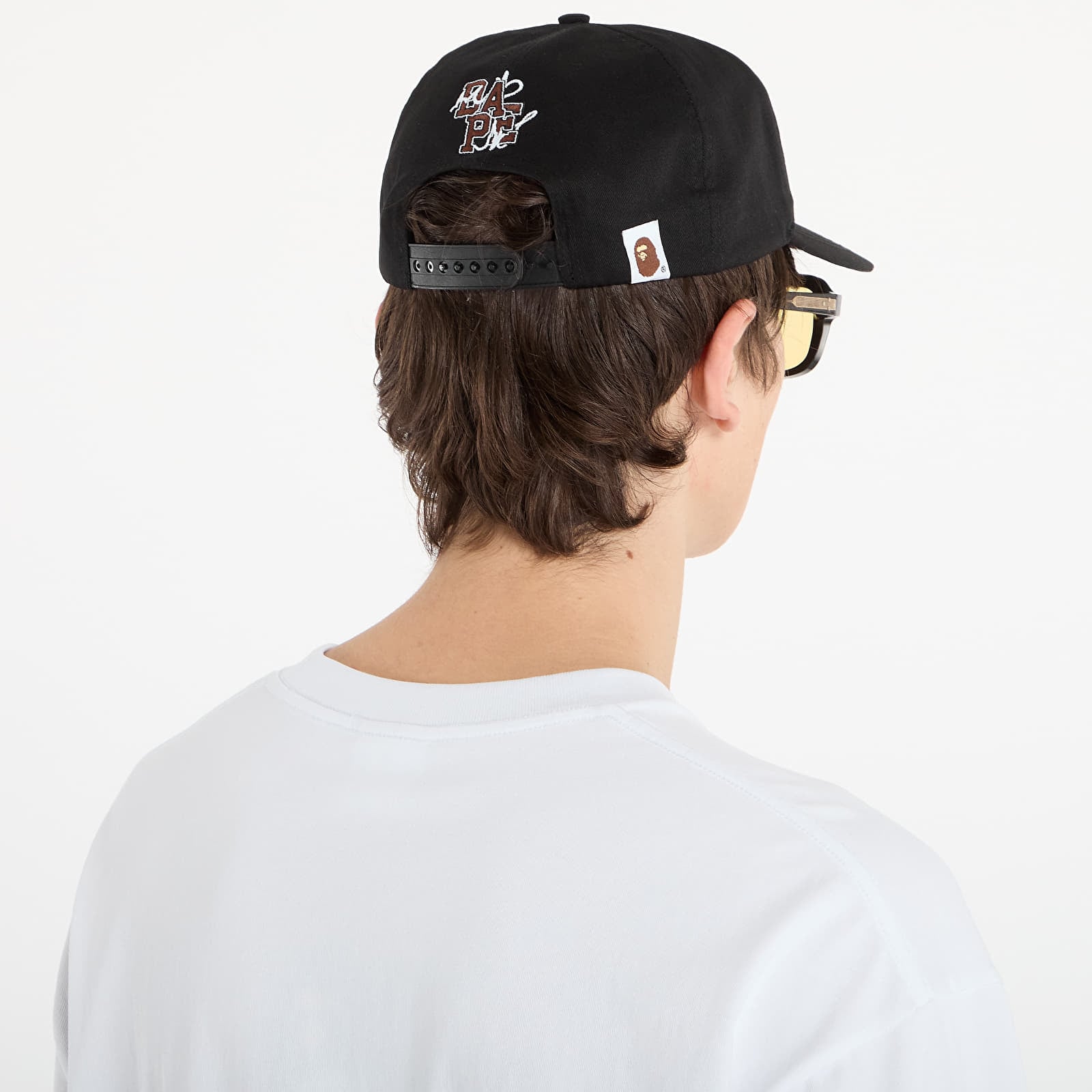 Kepsar BAPE® x FOOTSHOP - Scribble Ape Cap Black