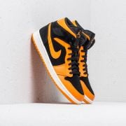 Air Jordan 1 Mid Black/ Orange Peel-Sail