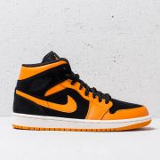 Jordan 1 mid black orange peel outlet